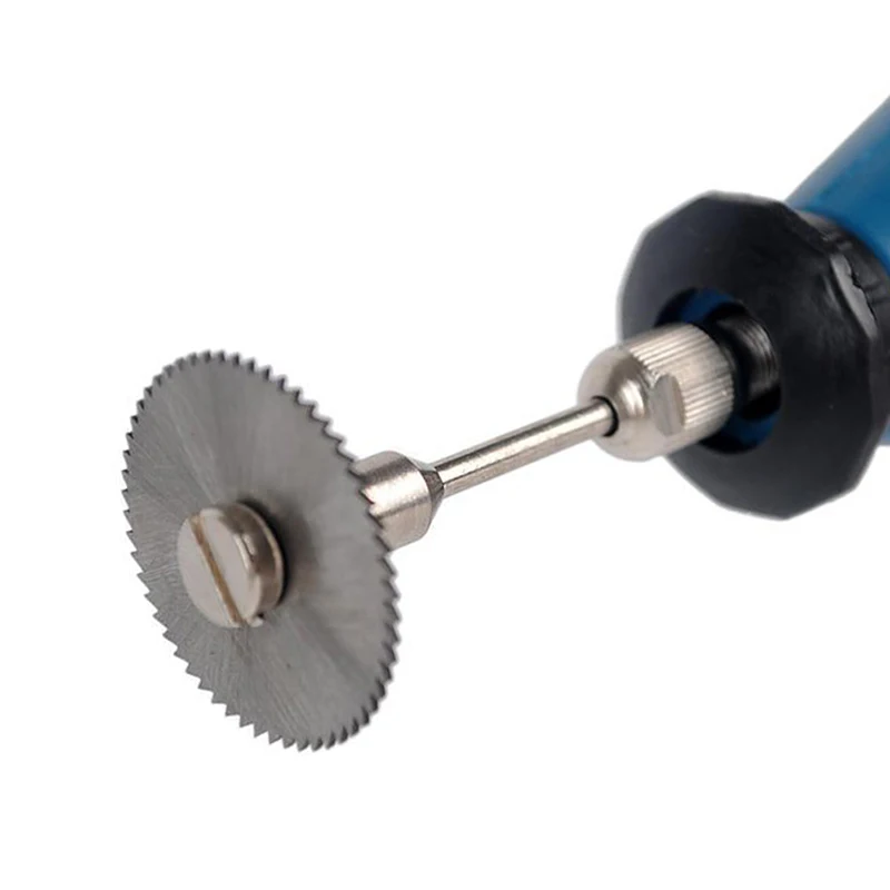 

Drop Shipping New 6x HSS Saw Blades Cutting Discs Wheel+ 1 Mandrel Fr Metal Rotary Tool