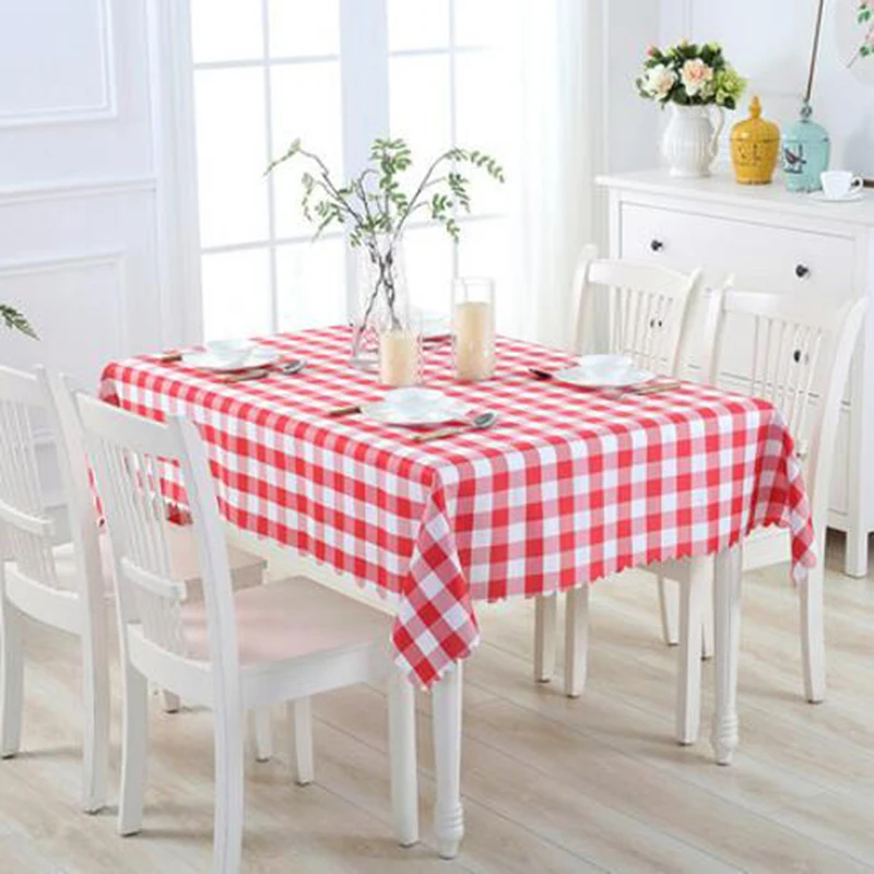 Tablecloth Print Color Wedding Birthday Party Table Cover Square Desk Cloth Wipe Covers Waterproof Table Cloth