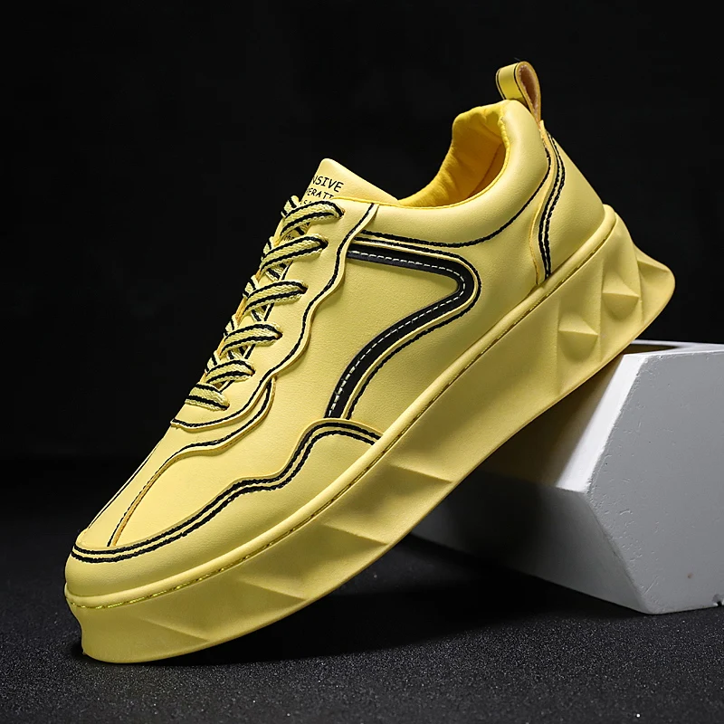 Новая Осенняя обувь с низким берцем Мужская Корейская версия трендовой Красной