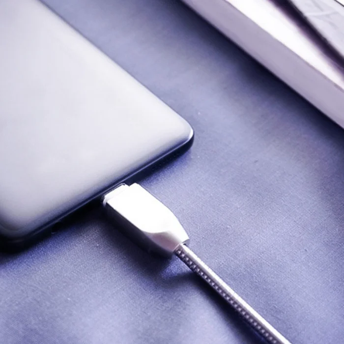 Type-C/Micro USB металлический пружинный шланг зарядный кабель Линия передачи данных для samsung huawei PUO88