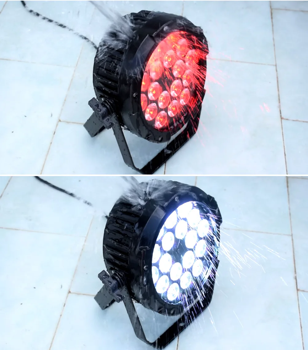 Led par Светильник 18X12 Вт 4в1 водонепроницаемый IP65 Открытый высокого качества для dj диско шоу