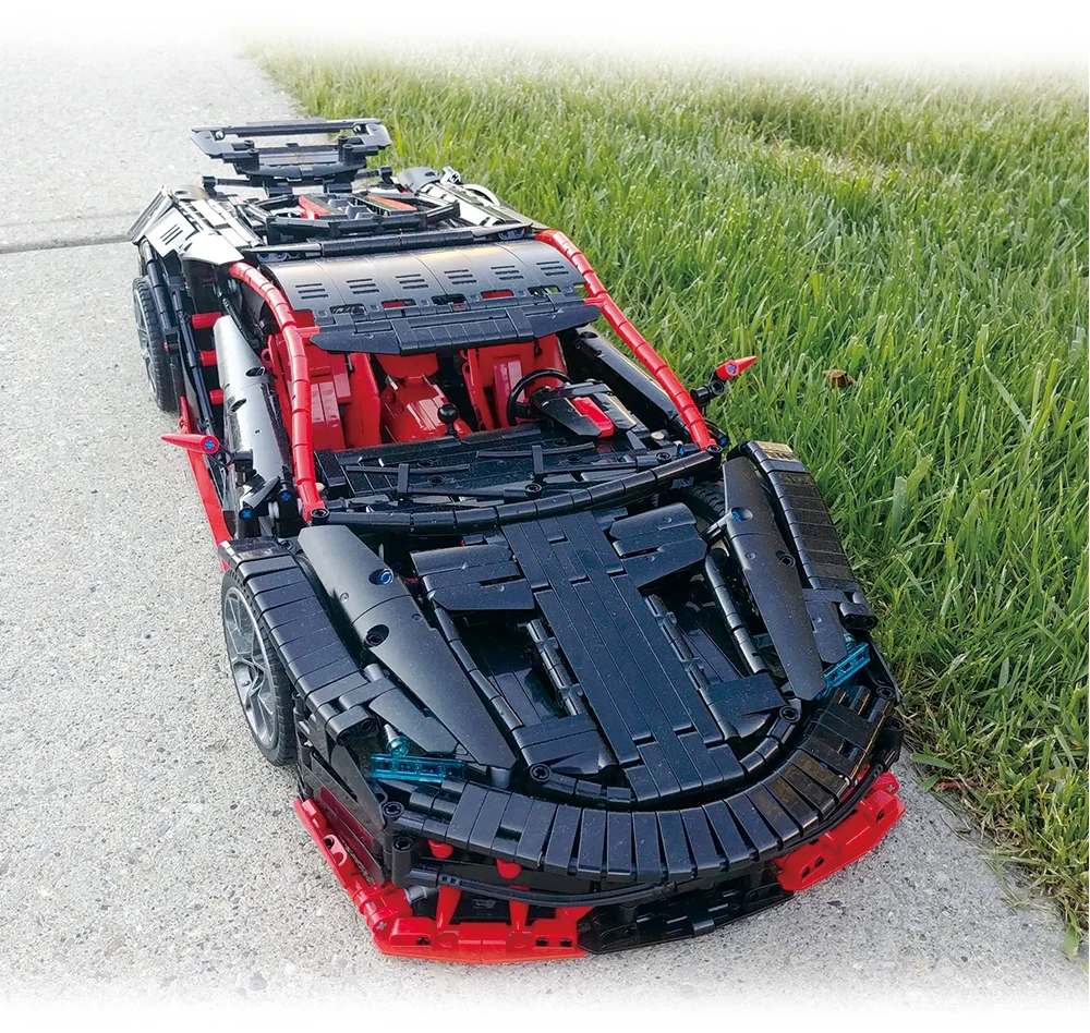MOC-12560 Technic серии RC автомобиль Roadster мощность функция автомобиля строительные блоки кирпичи дети Technic игрушки для детей ребенок рождественские подарки
