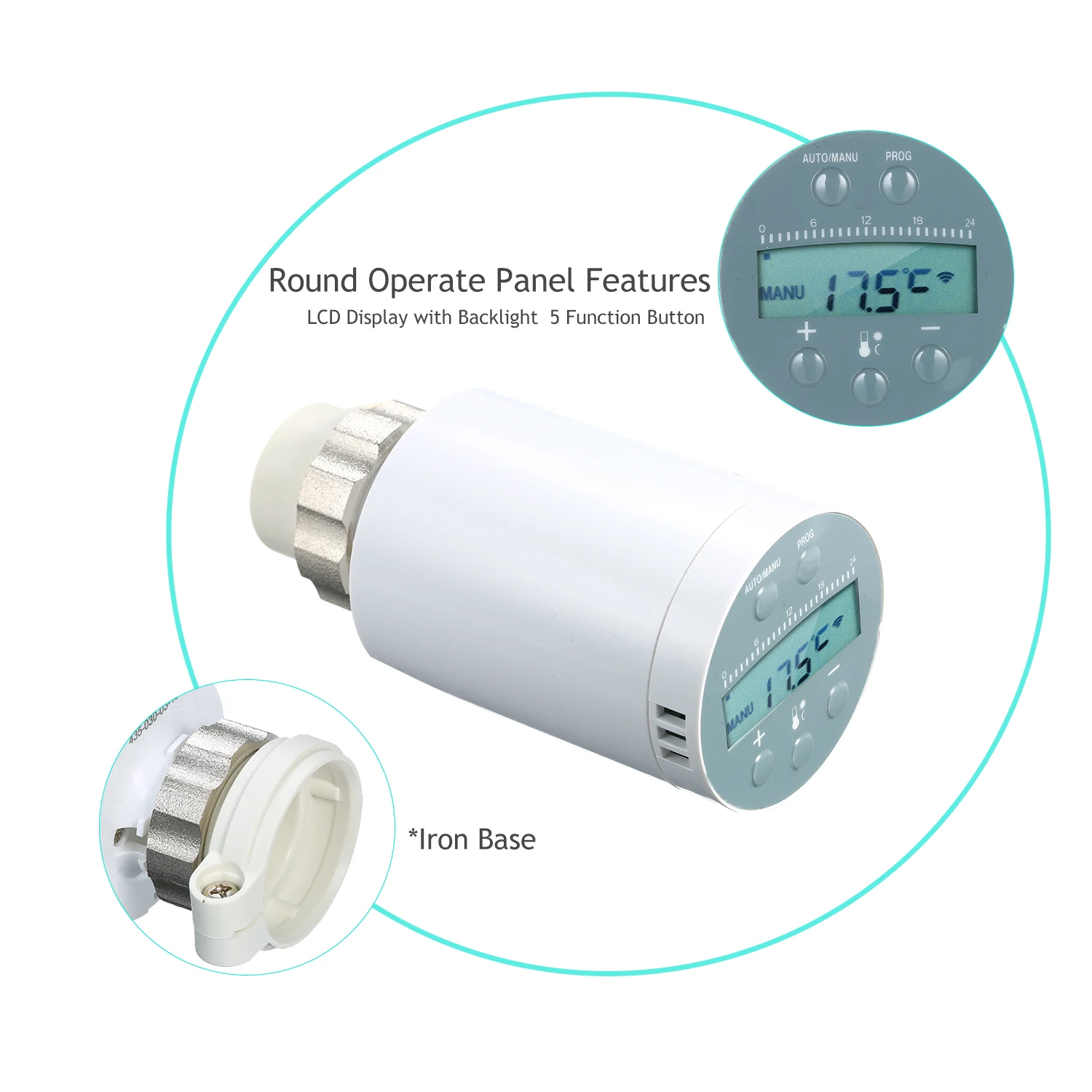 SEA801-APP TRV термостат регулятор температуры нагрева и точный термостатический клапан радиатора программируемый голосовой контроллер