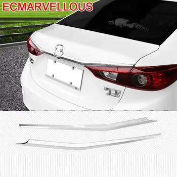 

Body Trunk Automobile Decorative Modified Chromium Car Styling Accessories Accessory Modification 14 15 16 17 FOR Mazda 3