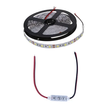 

New 300 5050 SMD LED Strip bar strip light chain & 3 keys Controller Dimmer for 3528 5050 LED Single Color Strip Light
