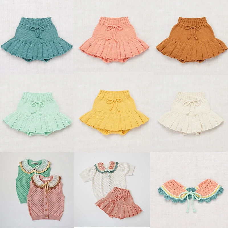 Misha And Puff 2020 Spring Summer New Arrivals Kids Girls Knit Skirts