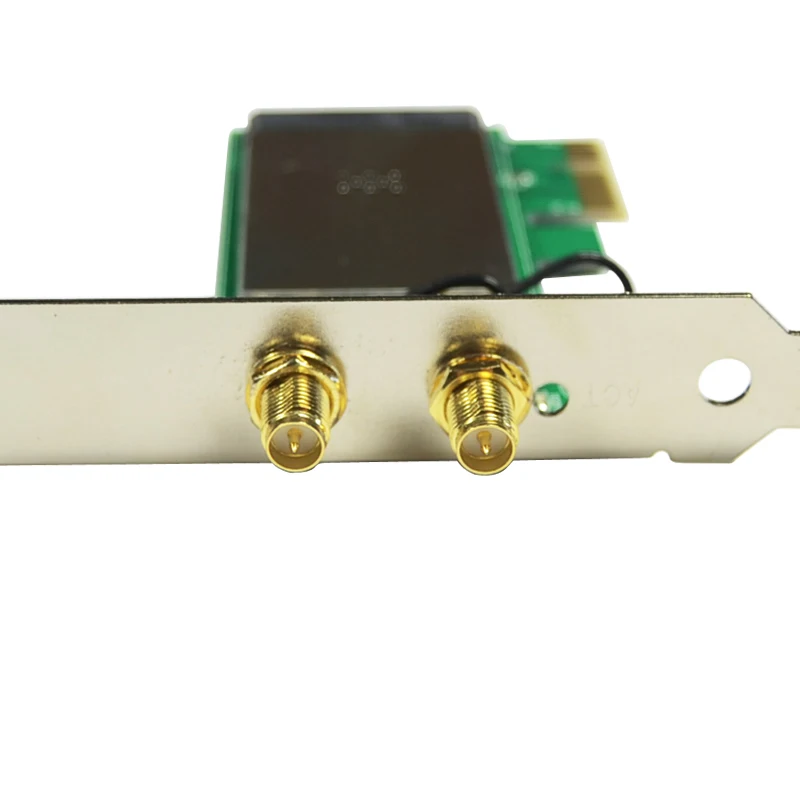 Хорошее качество мини для PCI-E Беспроводной адаптер сетевого модуля с 2 антенны Wi-Fi RF Win7 64 Mac OS Лучшая цена