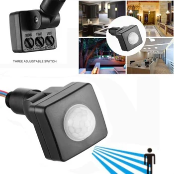 

Body Sensory Infrared Switch Light Strip Automatic Waterproof Durable PIR Motion LED 30W New