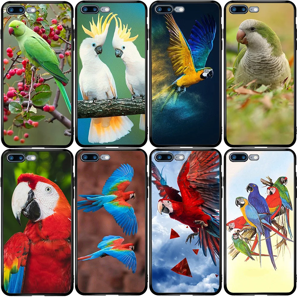 Cover Case for Xiaomi Redmi Note 10 9 9S 9A 8 8T 7 6 7A 6A 5A 5 A1 A2 A3 Pro Max Plus Радуга Цветок Птица рингшейный