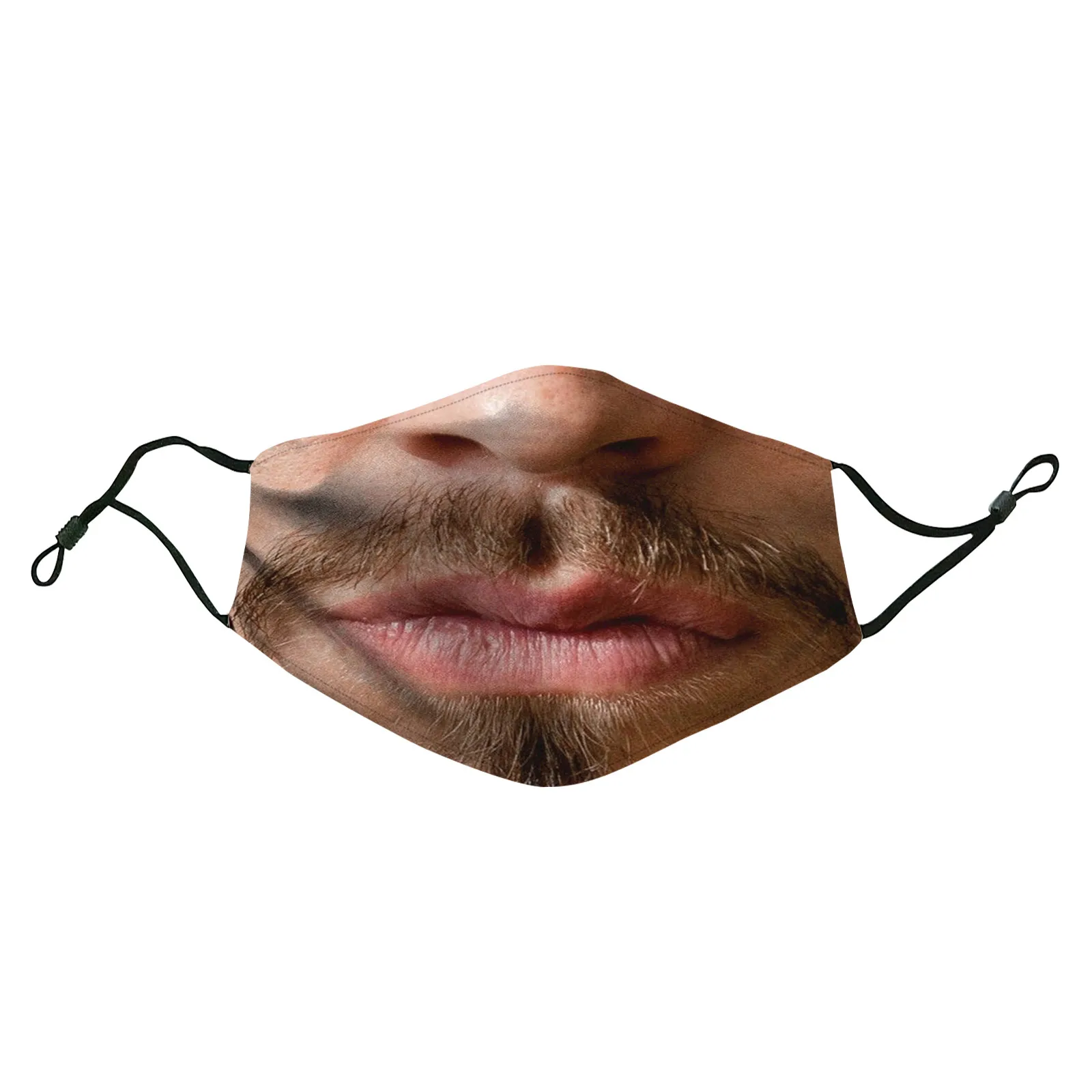 3D Funny Mask Hot Fashion Funny Face Masks Washable Reusable Cotton Maske Cosplay Mascarillas Headband Masques Cubrebocas