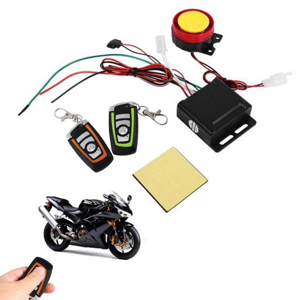

Motorcycle Alarm Universal Motorcycle Bike Alarm System Scooter Anti-theft Security with Engine Start Remote Control Key 12V