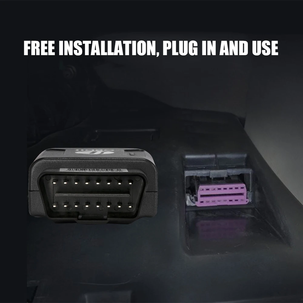 Vehemo TK206 OBDII батарея gps-локатор устройство слежения локатор поддерживает 16 Lanuage удаленное отключение масла для ударной сигнализации