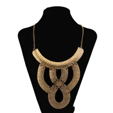 LZHLQ женское винтажное ожерелье Богемские ожерелья в стиле панк ожерелье Модные аксессуары этнические металлические украшения