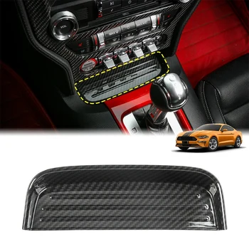 

Car Front Gear Shift Panel Storage Box Organizer Tray for Ford Mustang 2015+