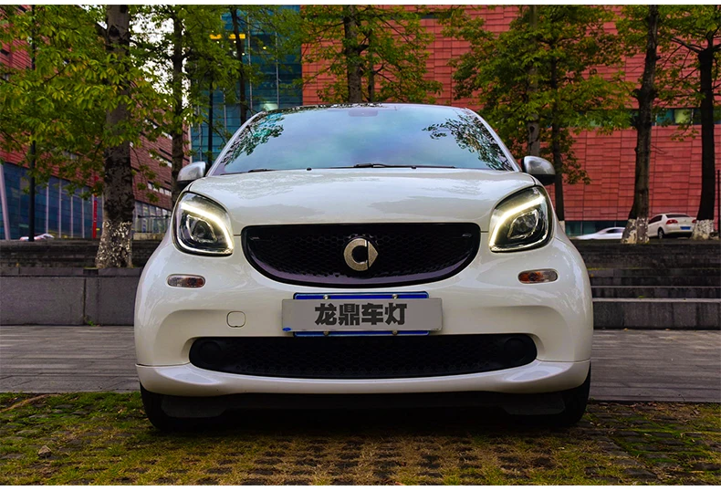Автомобильный стайлинг фары для BENZ smart фары все светодиодный головной фонарь дневного света Светодиодный дальнего света ближнего света