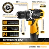 DEKO New Arrival Banger 12V Mini Wireless Power Driver Cordless Drill Screwdriver Home DIY DC Lithium-Ion Battery Esay to Handle ► Photo 2/5