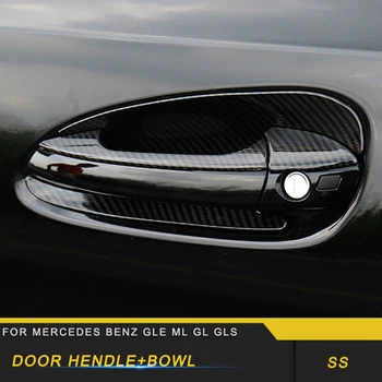 

For Mercedes Benz GLE ML GL GLS Auto Car Styling Door Handle Bowl Cover Trim Frame Sticker Chrome Exterior Accessories