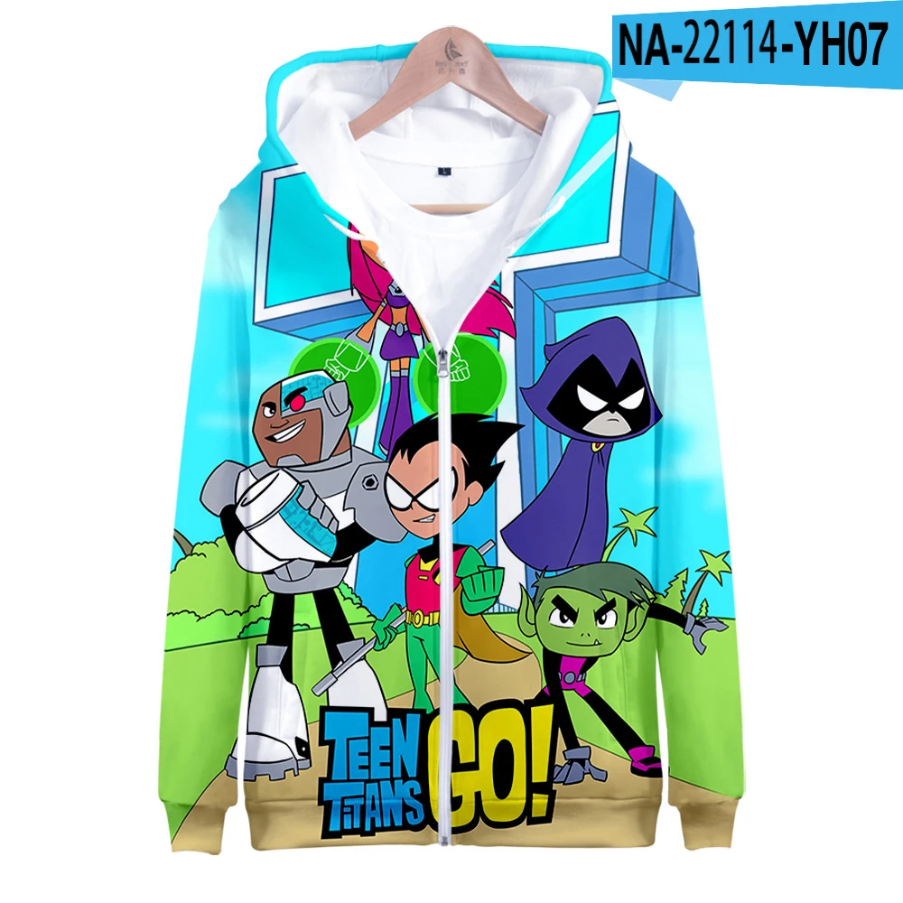 Teen Titans Go 3D Printed Fashion Fall Winer Suit Hoodies Sportswear Hooded  HIP HOP Women/Men