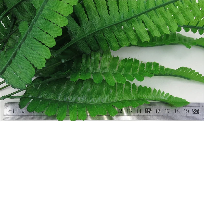 7 вилок искусственная зеленая трава папоротник маленькие персидские листья