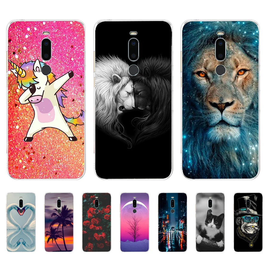 For Meizu Note 8 9 M6T Case Soft TPU Silicon Back Cover M8 Rose Print Phone Coque Para | Мобильные телефоны и аксессуары
