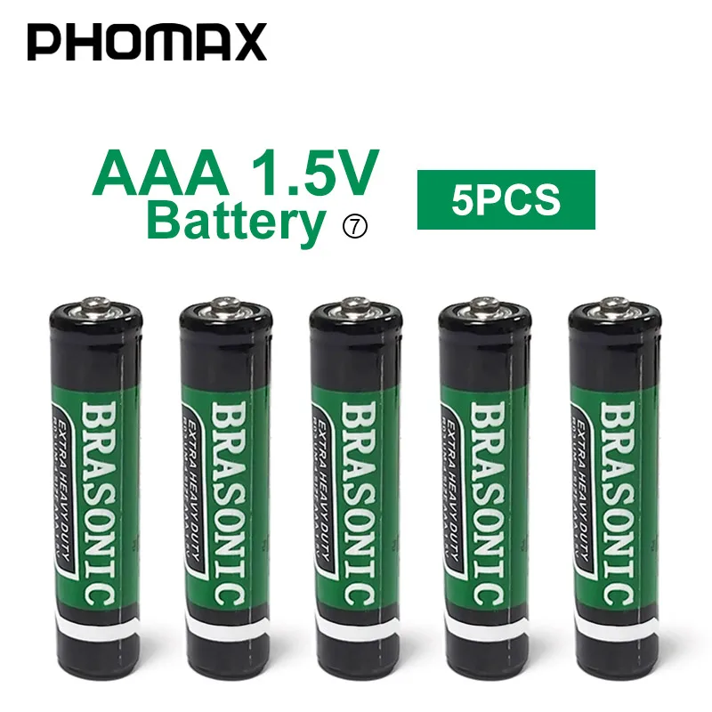 PHOMAX 5 шт./упак. cухая щелочная батарея 1,5 v aaa E91 батарея одноразовый аккумулятор будильник игрушка весовая шкала калькулятор baterie