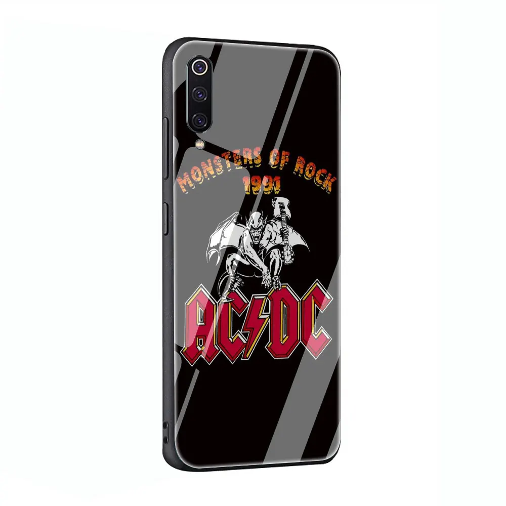 ACDC рок группа закаленное стекло чехол для Xiaomi 8 Lite A1 A2 9 Redmi Note 5 6 7 Pro 6A 4X F1 - Цвет: G2