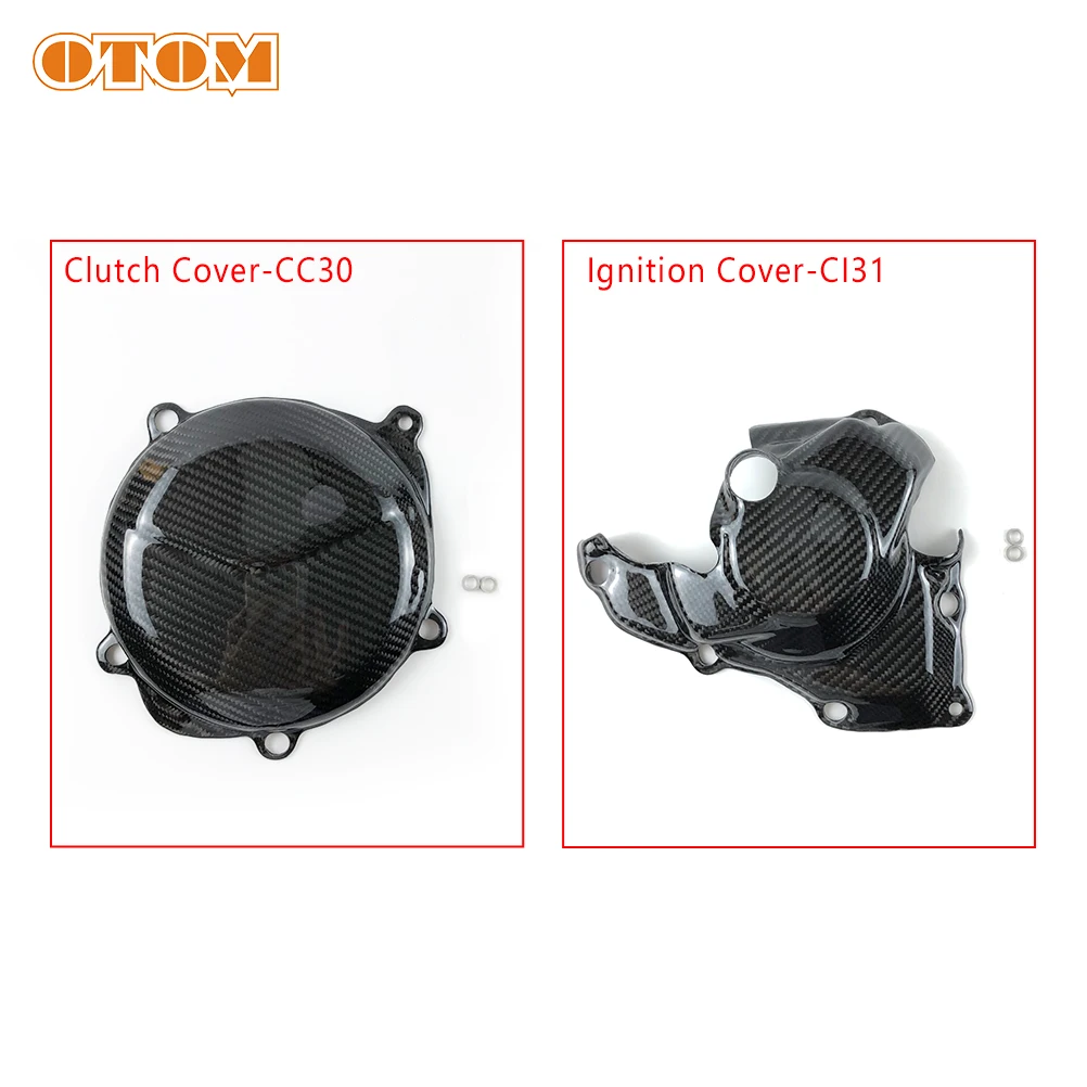 

Защитный чехол OTOM для муфты зажигания для HONDA CRF450R 2010-2016 грязевой велосипед мотоцикл углеродное волокно износостойкий магнит