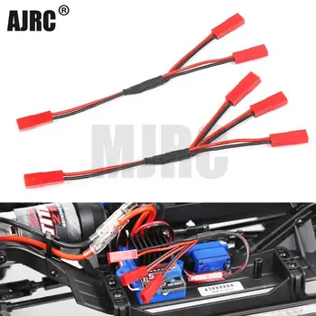 Ajrc 3 In 1 케이블 Esc 전원 공급 장치 외부 배선 Jst, 1/10 Rc 크롤러 자동차 디펜더 Trx6 Trx4 전술 장치 브롱코