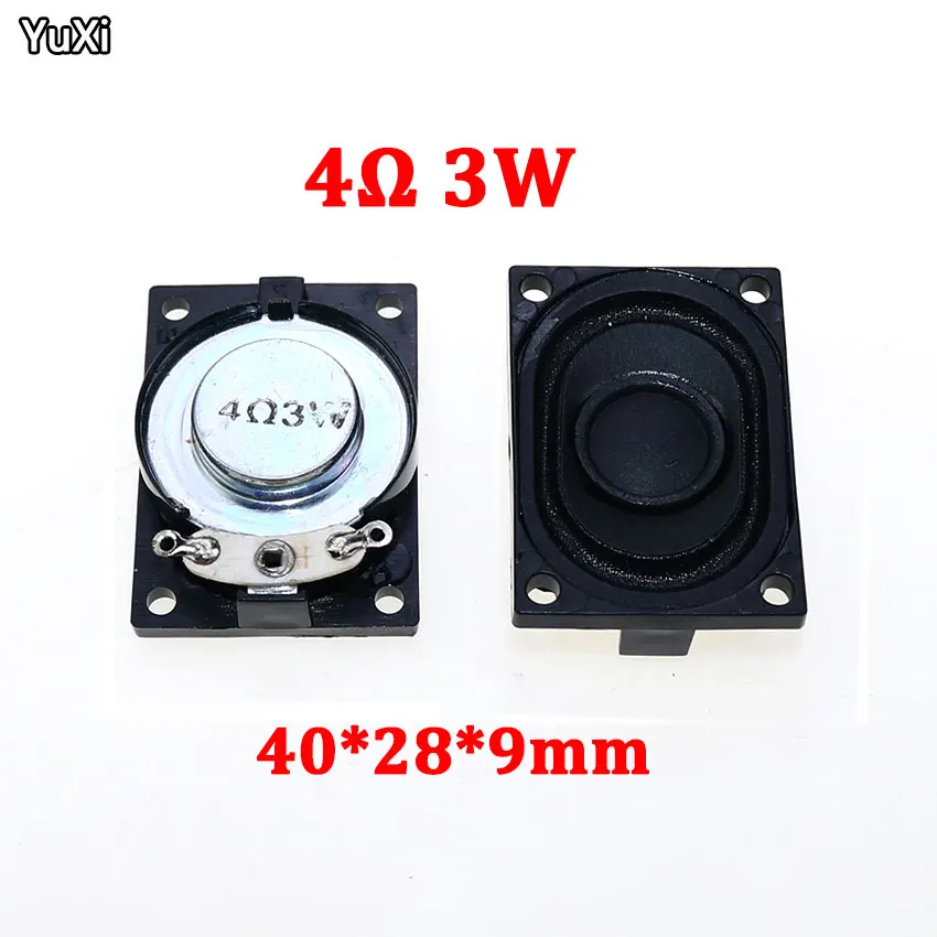 

YUXI 2PCS LCD Monitor/TV Speaker Horn 3W 4R 4028 2840 Loud speaker 4 ohms 3 Watt 4R 3W 40*28MM