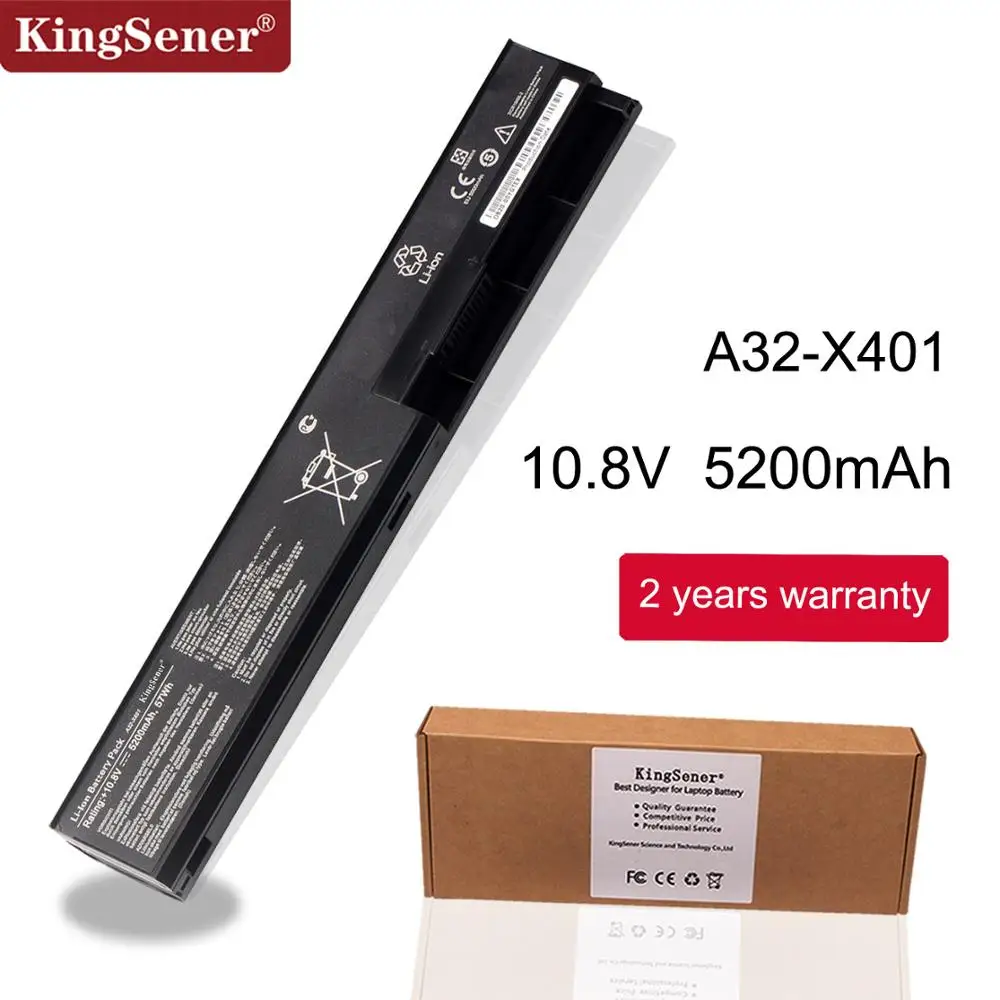 Скидка KingSener 10,8 В 5200 мА ч, A32 X401 Аккумулятор для ноутбука ASUS F301 F401 X301 X301A X401 X401A X501 X501A S301A S401A A41 X401