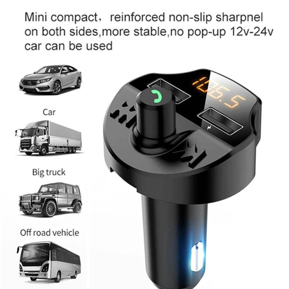 3.1A 2 порта двойное зарядное устройство USB Автомобильное гнездо прикуривателя с зарядкой напряжения ЖК-дисплей USB адаптер питания зарядное устройство 12 в 24 В