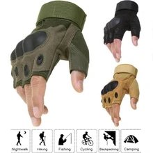 

Outdoor Tactical Gloves Airsoft Sport Gloves Half Finger Type Military Men Combat Gloves Shooting Hunting Gloves