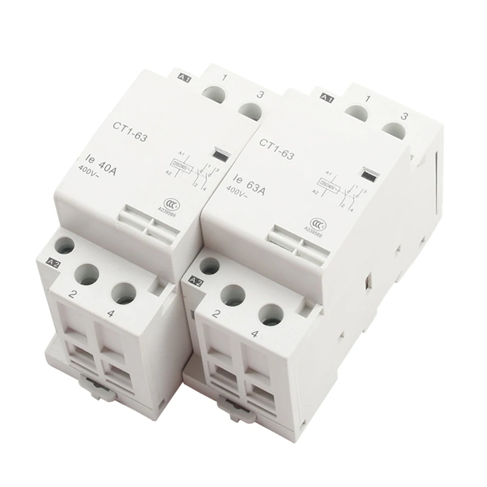 Вспомогательное оборудование KOHTAKTOP CT1 63 32A 40A 63A 2P 220V 50HZ 60HZ din рейка AC контактор для