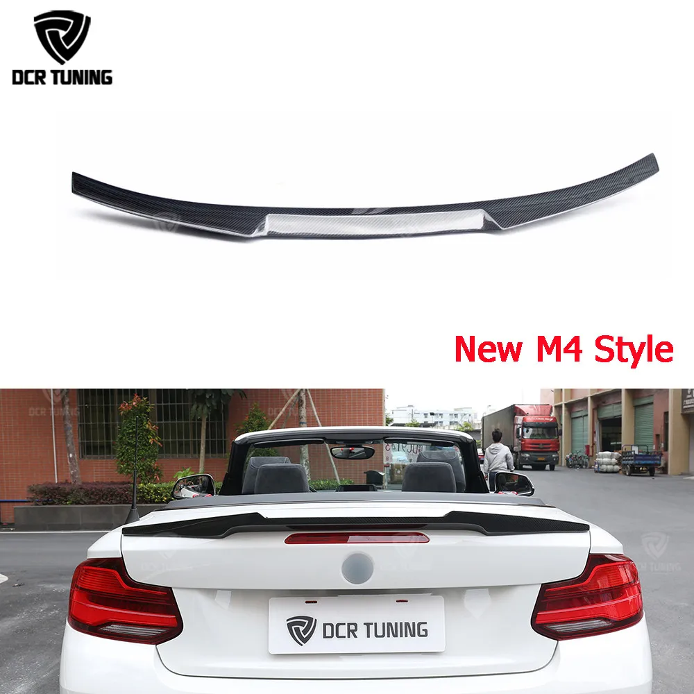 For BMW F22 Spoiler Performance Carbon Fiber Spoiler Lips 2 Series F22 Coupe & F87 M2 220i M235i 228i 2014-UP