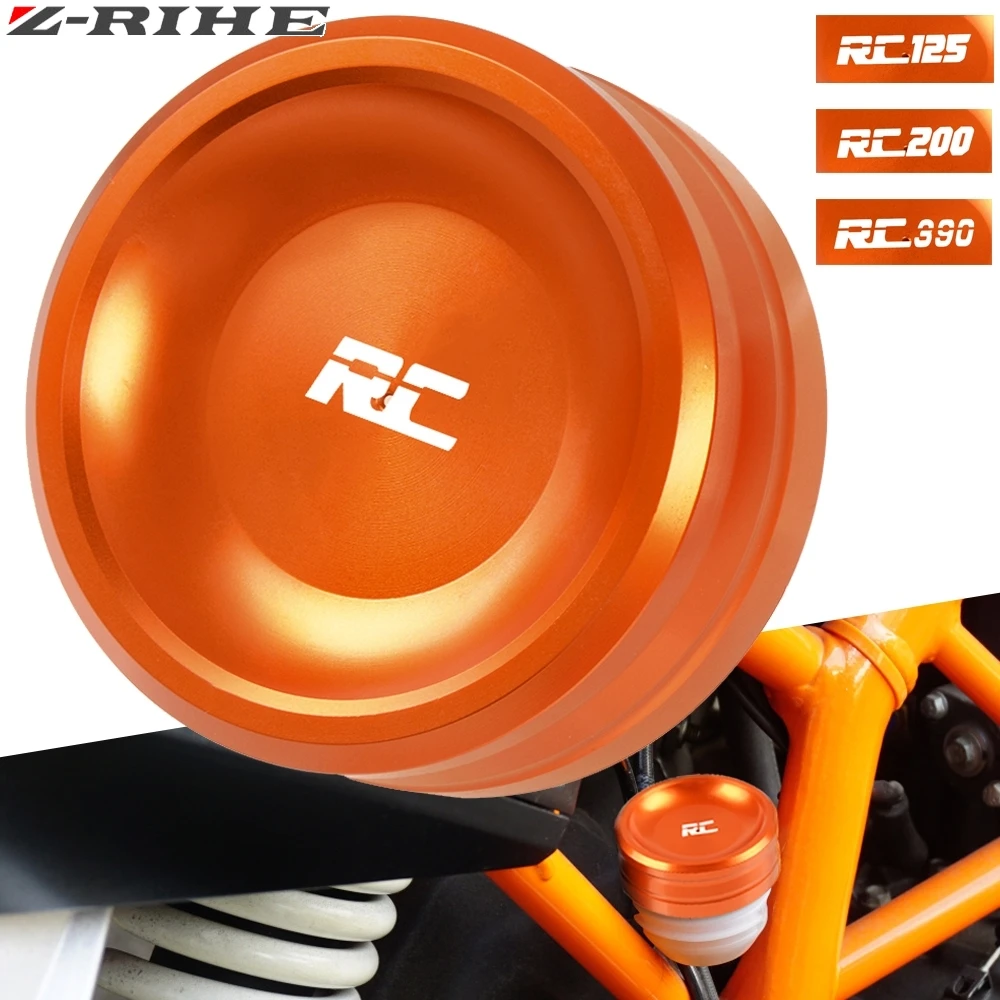 

Motorcycle Accessories For KTM RC CNC Rear Brake Fluid Reservoir Cover Cap For KTM RC 125 200 250 390 RC125 RC200 RC200 RC390