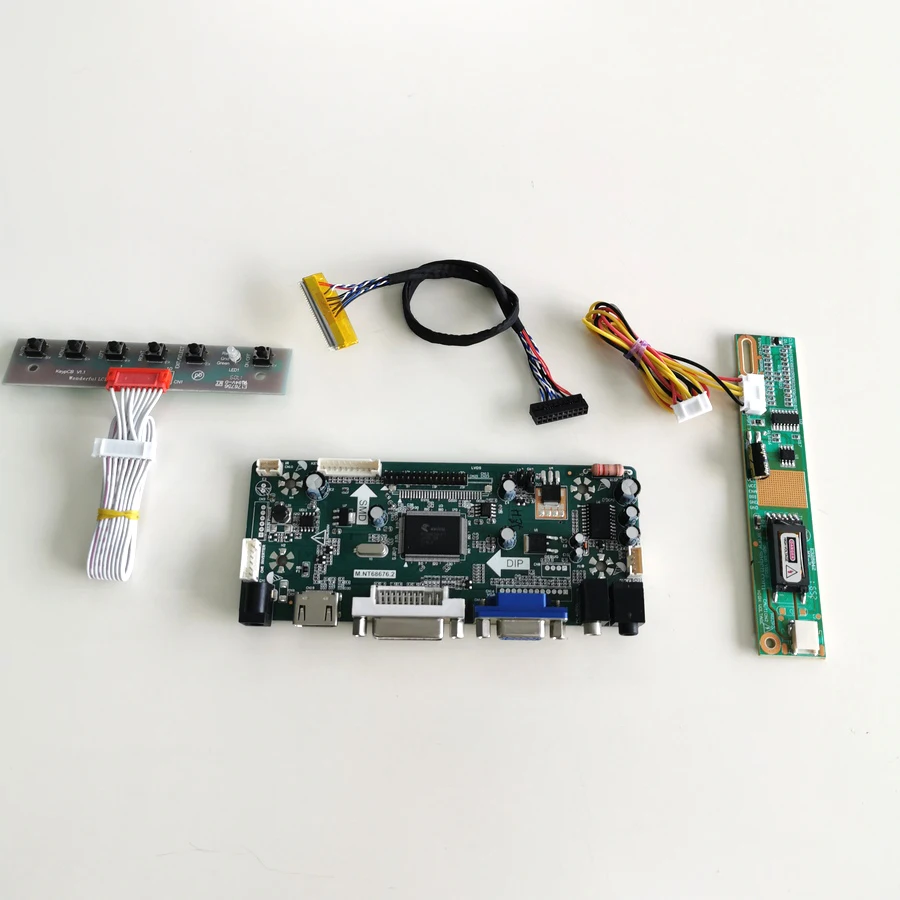 Для HSD150PU13-A HSD150PU15-A M. NT68676 плата контроллера 1600*1200 1" HDMI DVI VGA LVDS 30Pin CCFL ЖК-монитор панель комплект