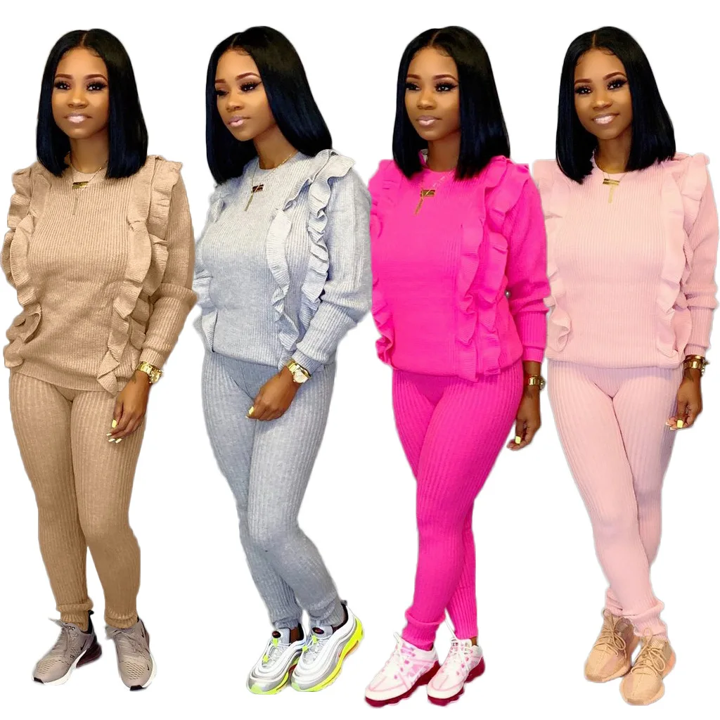 womens sweat suits sets pink