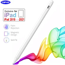 For Apple iPad Pencil for Stylus Pen iPad Pro 11 12.9 2021 2020 2018 6th 10.2 7th 8th Generation mini 5 Air 3 4 Palm Rejection