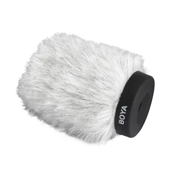 

BOYA BY-P120 Professional Fur Windshield Muff Furry Windscreen for Φ19-23mm Shotgun Microphone Outdoor Interview Mic Accessories