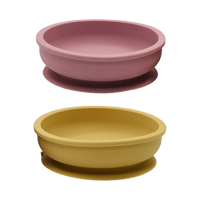 

Baby Silicone Suction Cup Bowl Non-Slip Learning Feeding Dinnerware Sucker Dish