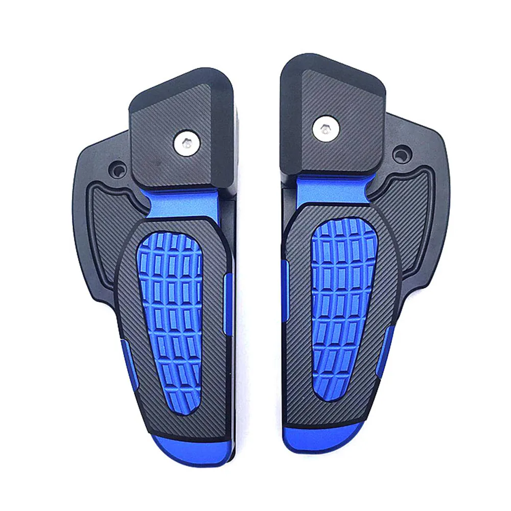 Синий Motorcycle Accessories Adapter foot pedal passenger extension extended pedal For piaggio vespa Primavera Sprint 150 ABS - Цвет: Синий