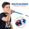Mouth blowing Soft  Bullet Launcher for Nerf N-Strike Elite/Mega/Rival Series for Children Gifts Suitable for Nerf Toy Gun 1