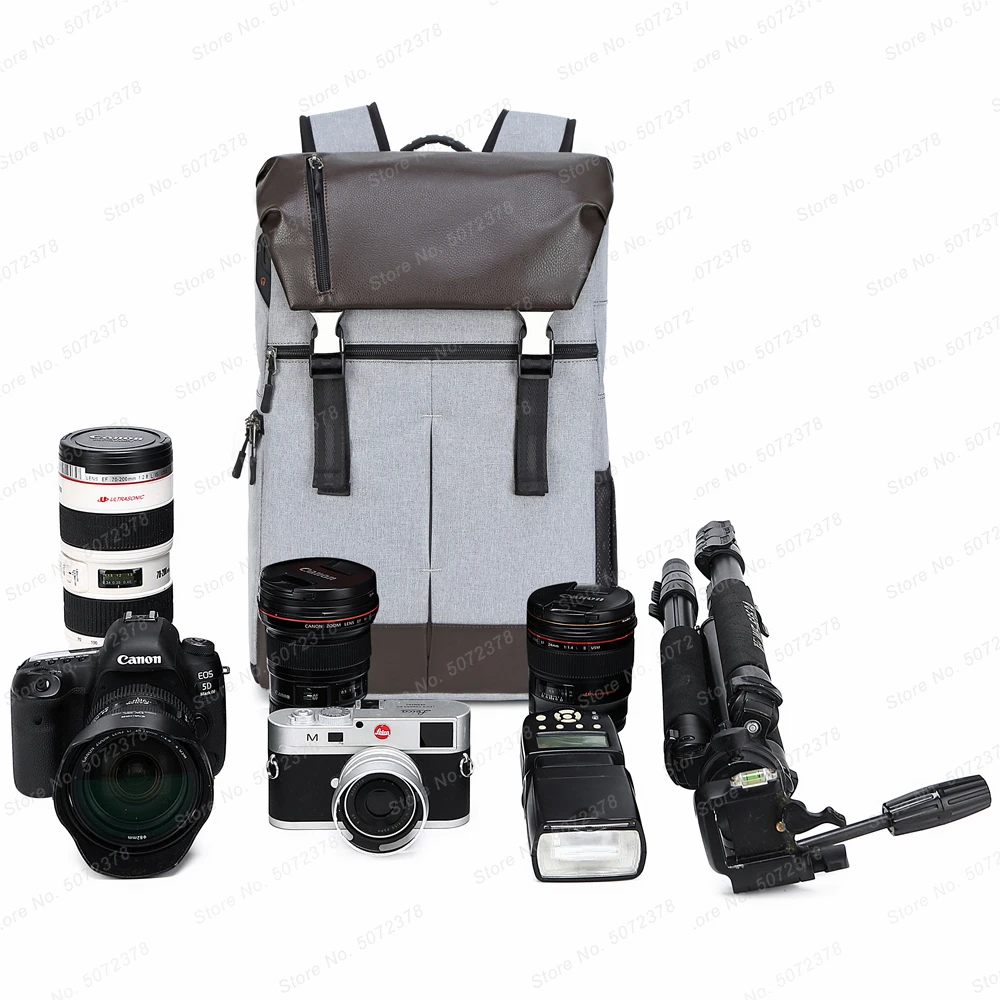 Новое поступление DSLR водонепроницаемый рюкзак для камеры большой емкости Противоугонная фотография сумка для Canon Nikon sony w/отражатель полоса