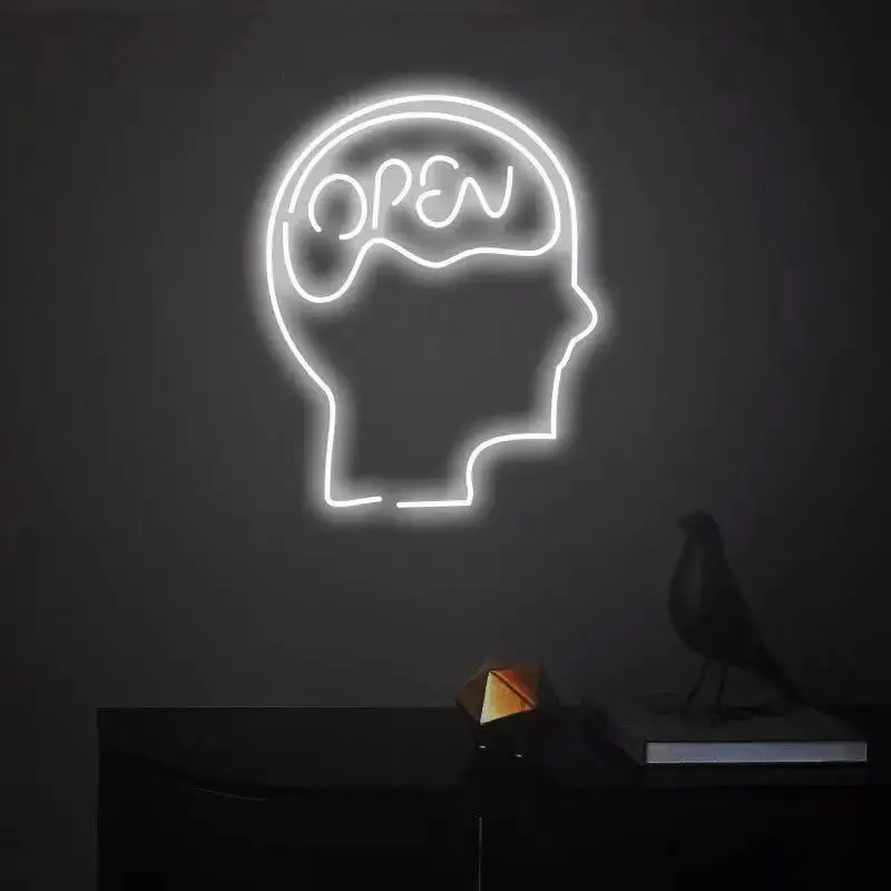 

"OPEN" Custom LED Neon Sign Wall Decor For Home Bedroom Cafe Bar Wedding Party Neon Light Creative Gift