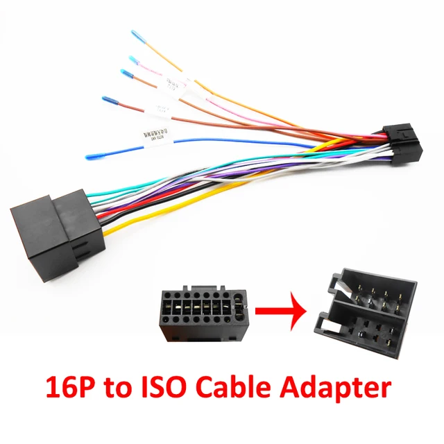 Iso To Quadlock Cable Adapter 12v Connector Wiring Harness For Vw