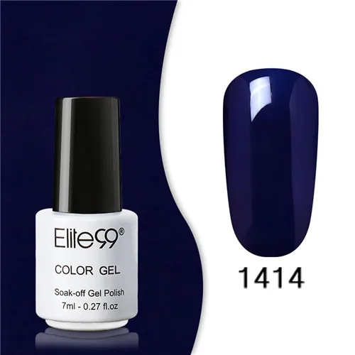 Elite99 неоновый гель для лака для ногтей набор в цветах радуги УФ 7 мл гель для дизайна ногтей набор для маникюра гель лак верхнее покрытие - Цвет: 1414