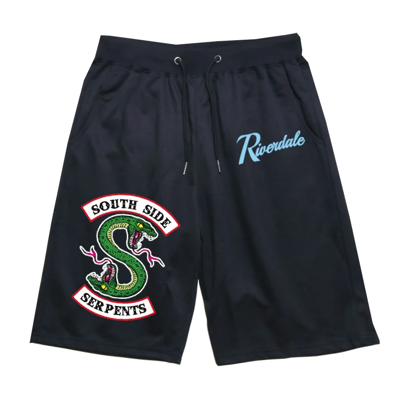 Ривердейл спортивные свободные брюки летние спортивные повседневные спортивные штаны для бега фитнес до колен брюки для бодибилдинга