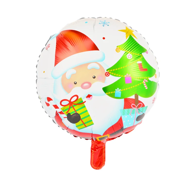 1 шт. рождественские фольга воздушные шарики для украшения дома игрушки Санта-Клаус и Рождественская елка баллоны украшения вечерние принадлежности Globos