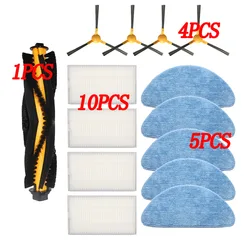 Filtre HEPA pour robot aspirateur Proscenic 800T, brosse à rouleau, brosse latérale, filtre Liectroux C30B, ensemble de pièces pour serpillères 