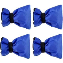 4Pcs Outdoor Faucet Cover, Reusable Water Spigot Cover Protector Outside Tap Socks for Winter Freeze Protection- Universal Fit